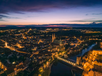 Görlitz_Zgorzelec by night_DJI_0175 ©Kristian Scheffler